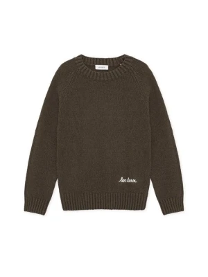 Sweter Les Deux ciemnobrązowy
