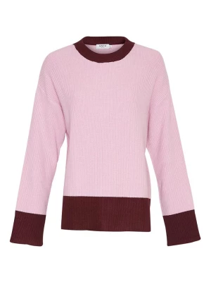 MOSS COPENHAGEN Sweter "Lieke Like" w kolorze jasnoróżowym rozmiar: S/M