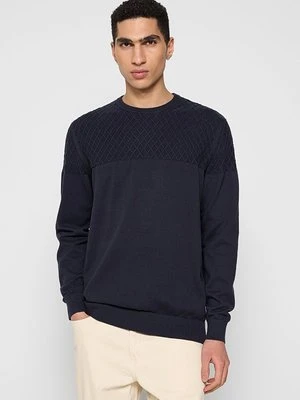 Sweter lindbergh granatowy