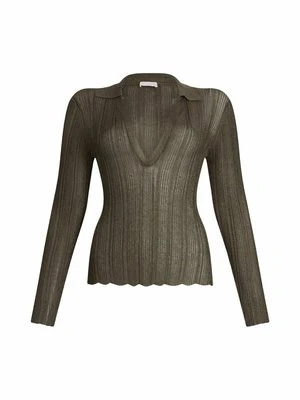 Sweter Liu Jo oliwkowy