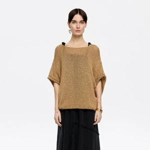 Sweter lureks oversize złoty BIMBA Y LOLA