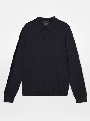 Sweter Lyle & Scott ciemnoniebieski