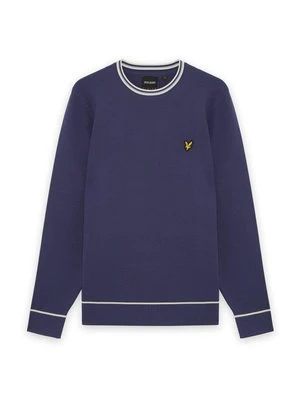 Sweter Lyle & Scott niebieski