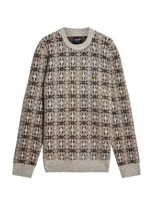 Sweter Lyle & Scott jasnoszary