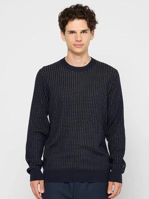Sweter Lyle & Scott granatowy
