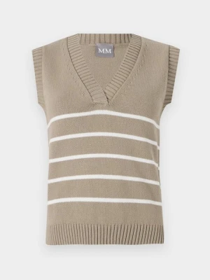 Sweter M--M piaskowy