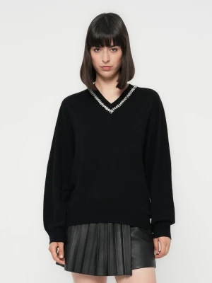 Sweter Maje czarny