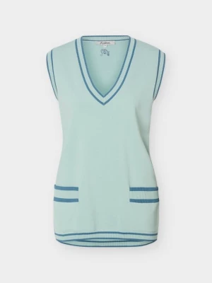 Sweter Malbon jasnoniebieski