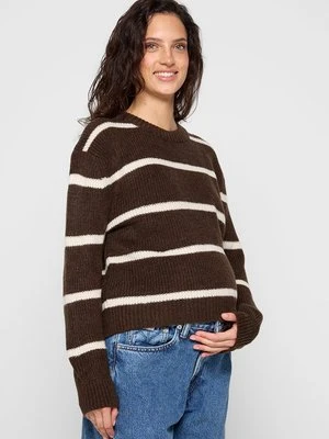 Sweter Mamalicious brązowy