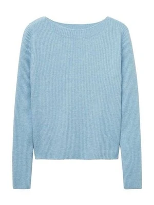 Sweter Mango jasnoniebieski