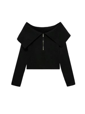 Sweter Mango czarny