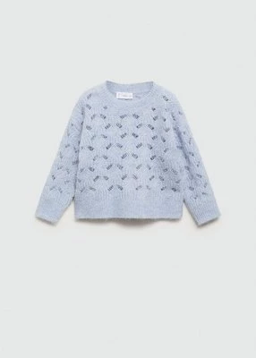 Sweter ażurowa dzianina MANGO BABY