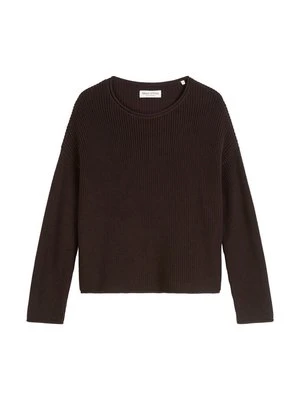 Sweter Marc O'Polo ciemnobrązowy