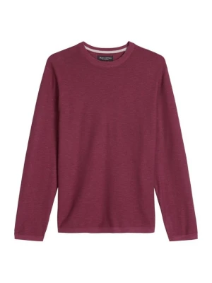 Sweter Marc O'Polo ciemnoczerwony