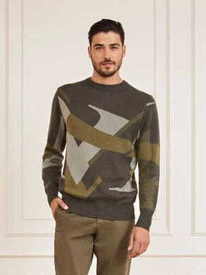 Sweter Marciano Z Mieszanki Wełny Guess