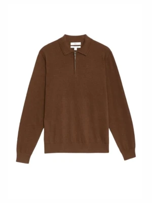 Sweter Marks & Spencer brązowy