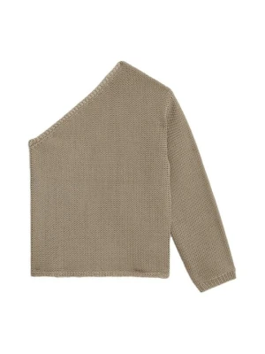 Sweter Marks & Spencer brązowy melanż