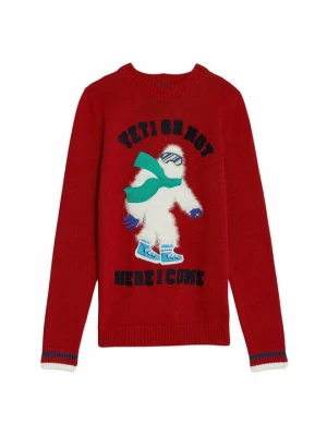 Sweter Marks & Spencer czerwony