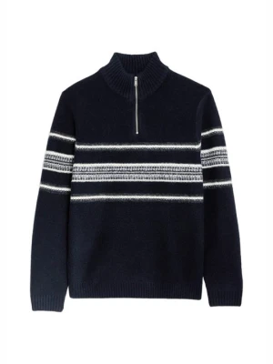 Sweter Marks & Spencer granatowy