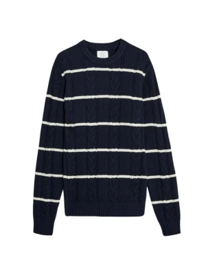 Sweter Marks & Spencer granatowy