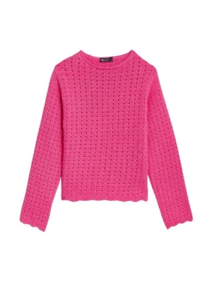 Sweter Marks & Spencer różowy melanż