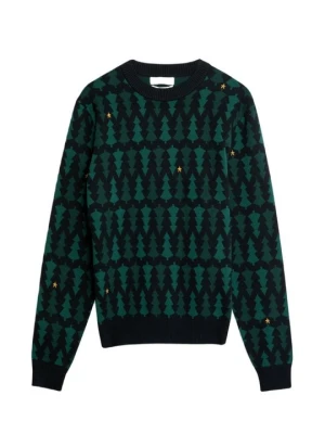 Sweter Marks & Spencer zielony melanż