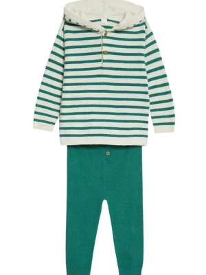 Sweter Marks & Spencer zielony melanż
