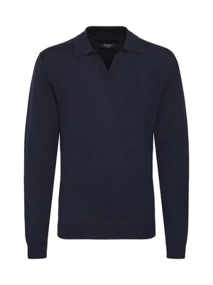 Sweter Matinique granatowy melanż