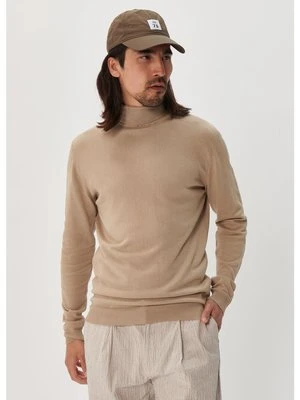 Sweter Matinique brązowy