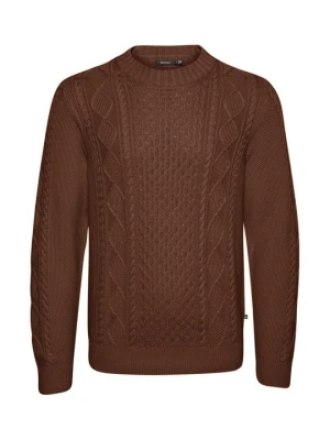 Sweter Matinique ciemnobrązowy