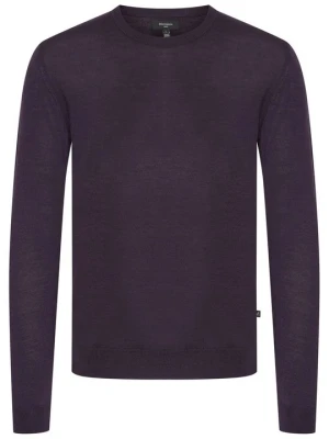 Sweter Matinique ciemnofioletowy