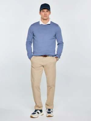 Sweter męski bawełniany niebieski Simoner 402 BIG STAR