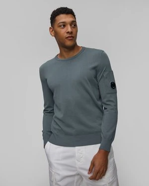 Sweter Męski C.p. Company Cotton Crepe Crewneck Lens Knit CP Company