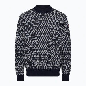Sweter męski Dovre Knitted Pullover navy Granatowy