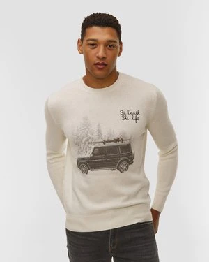Sweter Męski Mc2 Saint Barth Heron Print