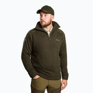 Sweter męski Pinewood Hurricane dark green mel