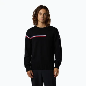 Sweter męski Rossignol Odysseus Crew Merino black
