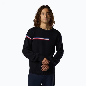 Sweter męski Rossignol Odysseus Crew Merino dark navy Granatowy