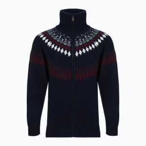 Sweter męski WOOLCANO SWT1093 merino granatowy