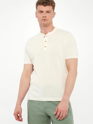 Zdjęcie produktu T-shirt męski z lnem LIU JO