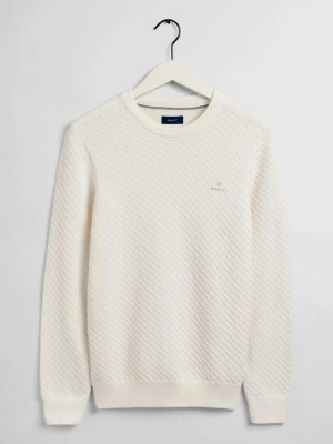 Sweter Męski z Okrągłym Dekoltem GANT
