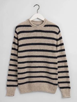 Sweter Męski z Okrągłym Dekoltem W Paski GANT