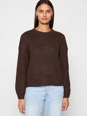 Sweter Mexx ciemnobrązowy