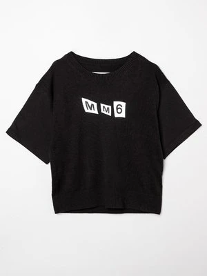Sweter MM6 Maison Margiela czarny