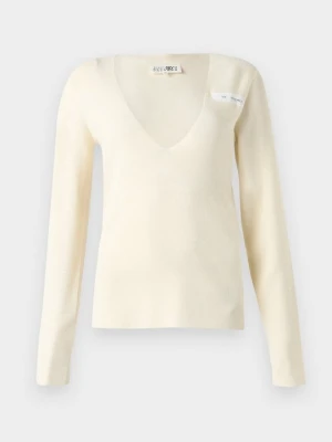 Sweter MM6 Maison Margiela mleczny
