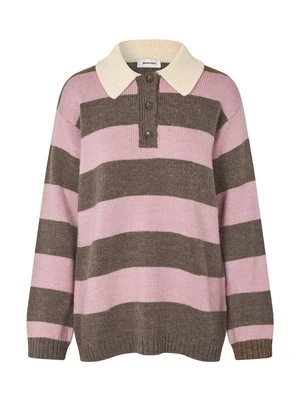 Sweter Modström brązowy