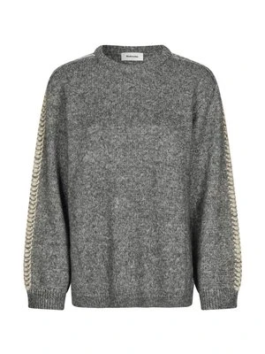 Sweter Modström ciemnoszary