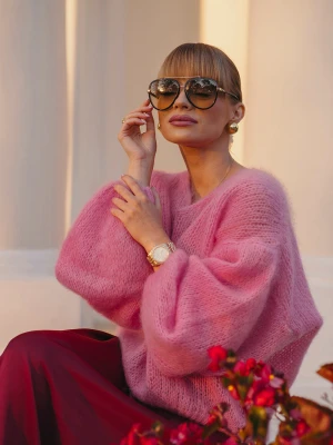 Sweter moherowy Bubblegum ONE SIZE