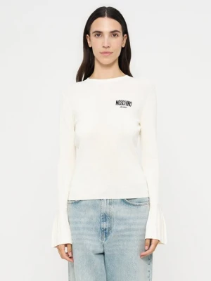 Sweter MOSCHINO brązowy