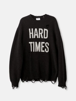Sweter MOSCHINO brązowy